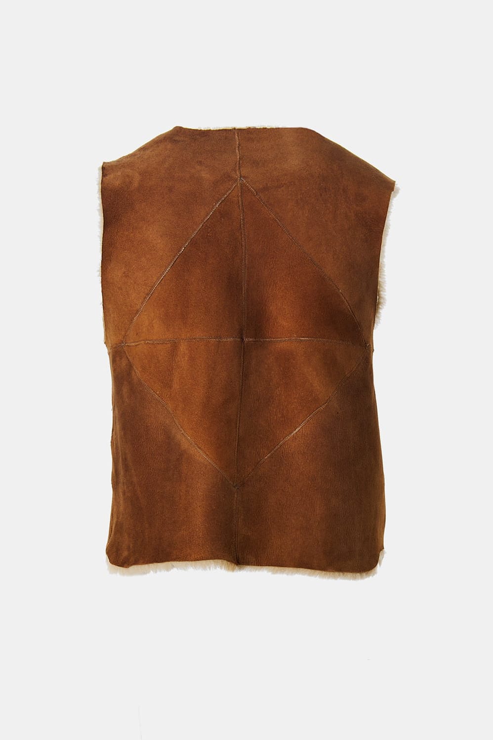 Cappuccino Shearling Vest – Dlux London Ltd